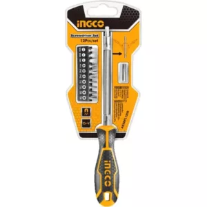 Ingco Screwdriver Set Flexible Shaft 12 Piece