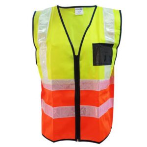 Dromex vest reflective lime/orange