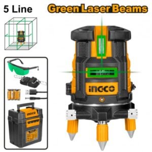 Ingco Laser Self Leveling with Beams 30m Green HLL305205