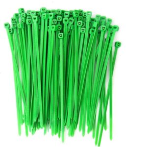 Powerup Electrical Cable Ties, 2.5 mm x 100 mm - Green PPT5104