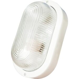 Powerup Bulkhead 60W Large Oval Glass White