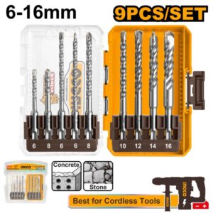 Ingco SDS Drill Bit Set 9 Pieces AKDL30906