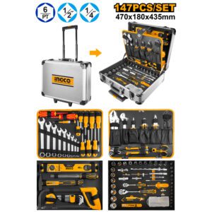 Ingco Tool Set Combination 147 Pieces HKTHP21471