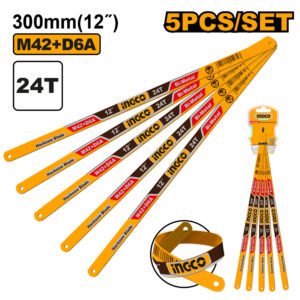 Ingco Hacksaw Blade 24T 300mm 5 Pieces HSBKT12245