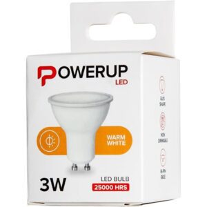 Powerup GU10 3W Warm White LED Bulb PPT4589