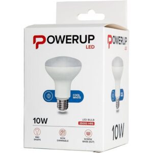 Powerup LED R80, 10W, E27 Cool White LED Bulb PPT4718