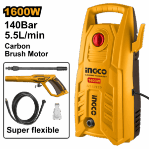 Ingco High Pressure Washer 1600W 140Bar HPWR16008