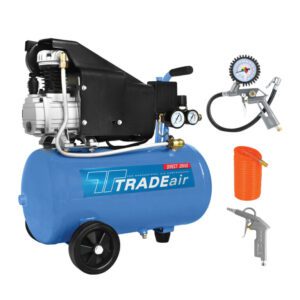 Trade Professional Comp/Hobby Air 24Lt D/D 1.5HP + 3PC MCFRC115