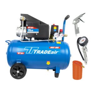 Trade Professional Comp/Hobby Air 50Lt D/D 1.5HP + 3PC MCFRC117