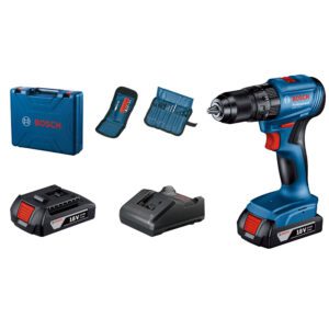 Bosch SD 18V Drill Impact 2X 2Ah + ACC GSB 185-LI