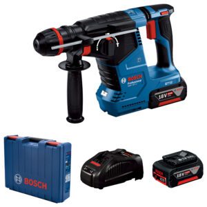 Bosch HD 18V Drill R/Hammer 2X 5Ah GBH 187-LI