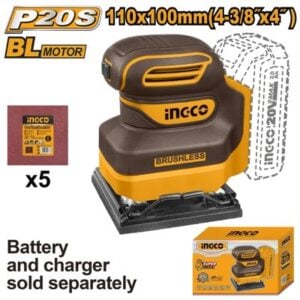 Ingco 20V Cordless Sheet Sander CSHSLI2024