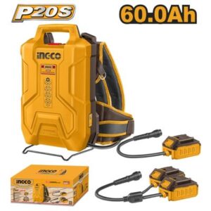 Ingco 20V Cordless Lithium-ion Battery Backpack FBLI241110