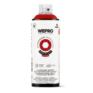 MTN WEPRO Solvent Gloss 400ml - Scarlet Red
