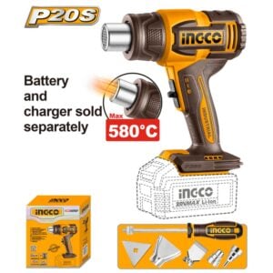 Ingco 20V Heat Gun 300/580°C HGLI2008